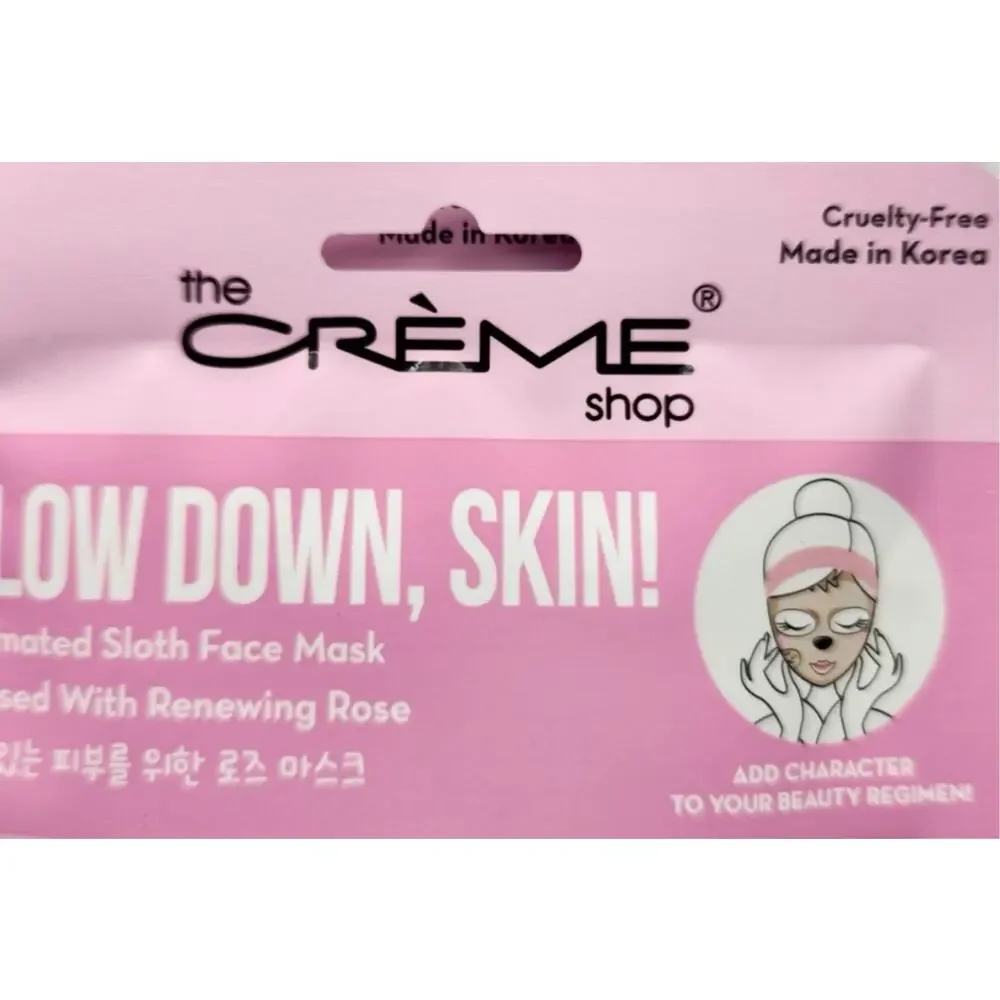 The Creme Shop Slow Down Skin Sloth Face Masks (Set of 2)